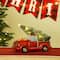 Glitzhome® LED Lighted Red Truck Christmas Table Décor
